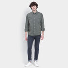 Men's Cotton Casual Shirt, Olive, small image number null